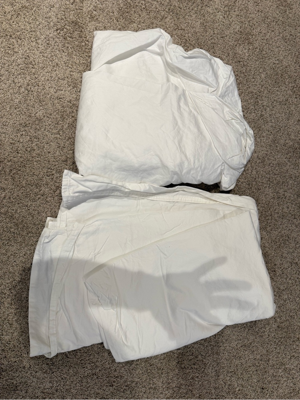 Threshold Twin Sheet Set White 100% Cotton Flat & Fitted